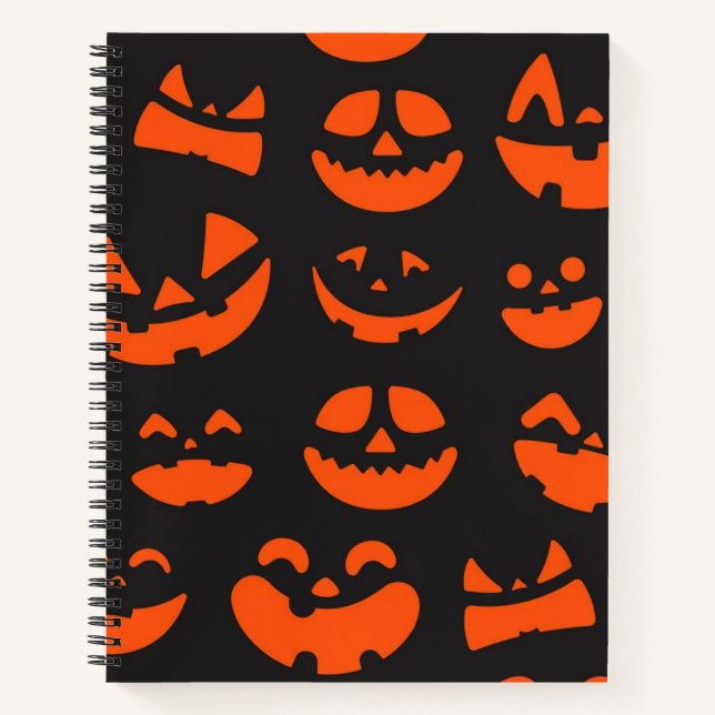 Halloween pattern notebook (Front)