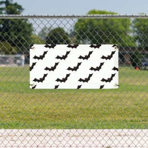 Halloween, Pattern Of Bats, Trick Or Treat, Boo Banner