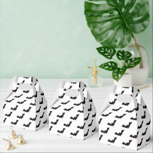 Halloween, Pattern Of Bats, Trick Or Treat, Boo Favour Box