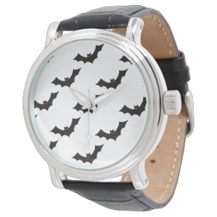 Halloween, Pattern Of Bats, Trick Or Treat, Boo Watch