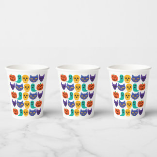 Halloween Pattern Paper Cups