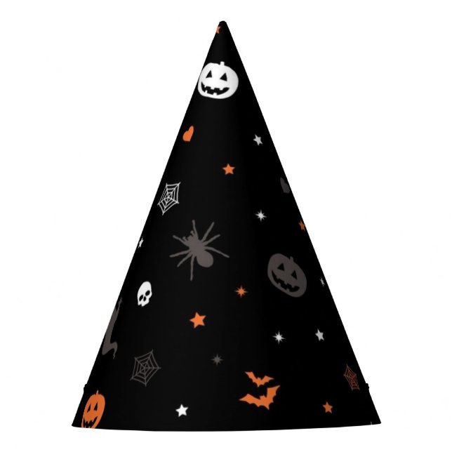 Halloween pattern party hat (Front)
