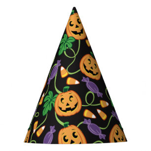 HALLOWEEN PATTERN PARTY HAT