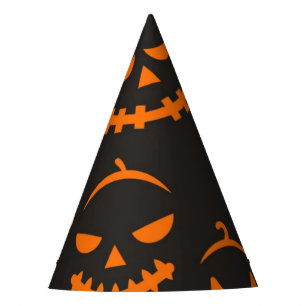 Halloween pattern party hat