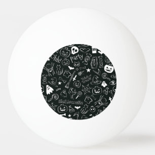 Halloween Pattern Ping Pong Ball