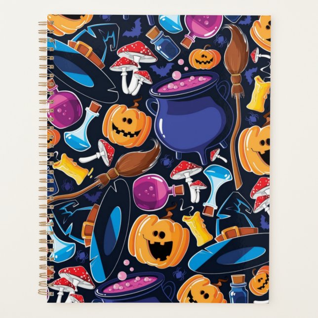 Halloween pattern planner (Front)