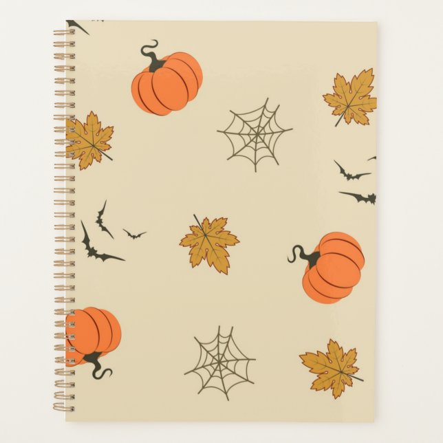 Halloween pattern planner (Front)
