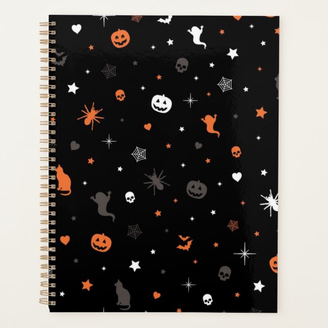 Halloween pattern planner (Front)