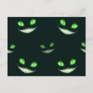 Halloween pattern postcard
