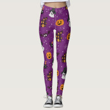 Halloween Pattern Purple 