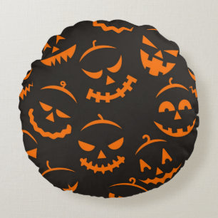 Halloween pattern round cushion