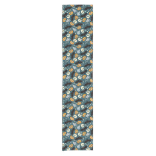 Halloween pattern short table runner