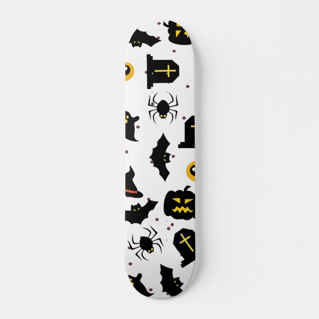 Halloween Pattern Skateboard (Front)