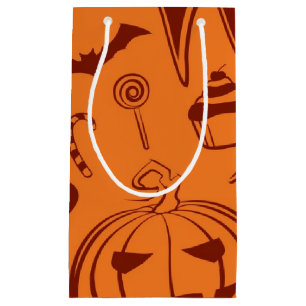 Halloween pattern small gift bag