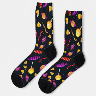 Halloween pattern socks