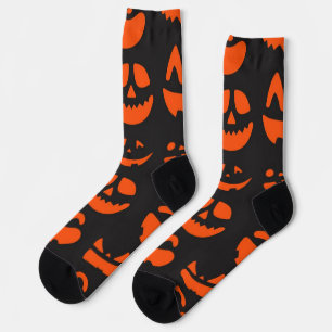 Halloween pattern socks