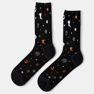 Halloween pattern socks