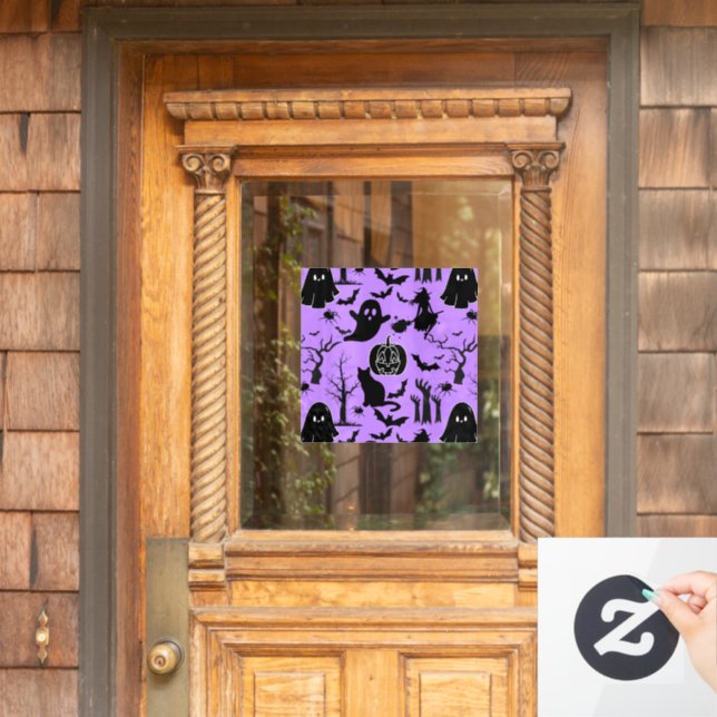 Halloween pattern. Spooky and cute.b L Purple BG (Home Door)