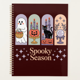 Halloween Pattern Spooky Season Planner