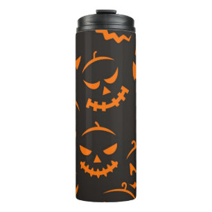Halloween pattern thermal tumbler
