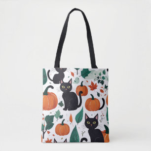 Halloween Pattern Tote Bag