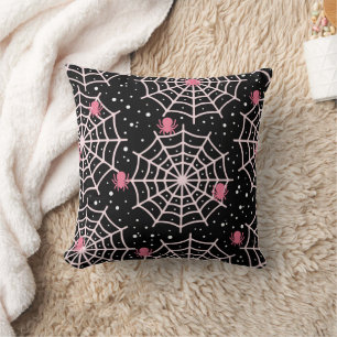 Halloween Pattern with Spider Cushion