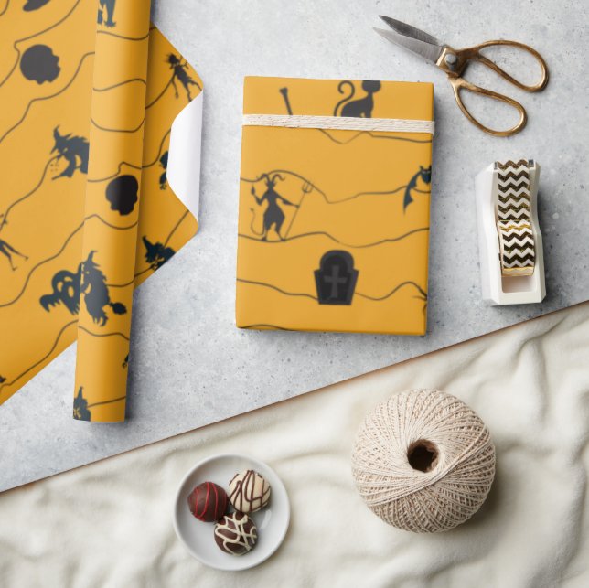 Halloween Pattern Wrapping Paper (Crafts)