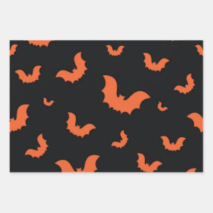 Halloween pattern wrapping paper sheet