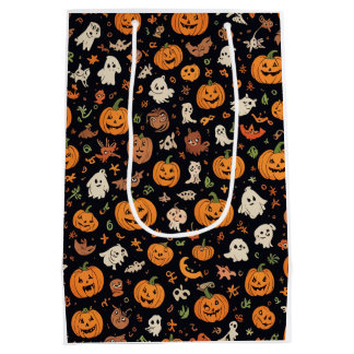 Halloween-patterned Medium Gift Bag
