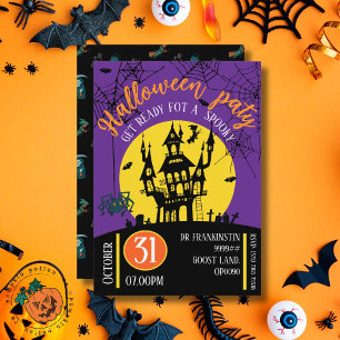 Halloween  paty Invitation
