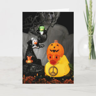 Halloween Peace Ducky Card