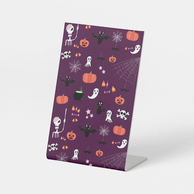 Halloween Pedestal Sign (Front)