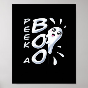 Halloween Peekabo Halloween Costume Poster