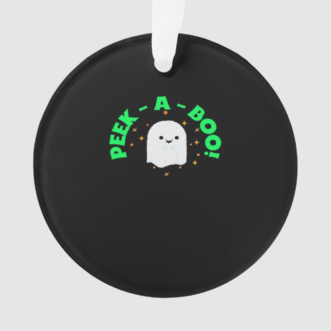Halloween - Peekabo Ornament (Front)