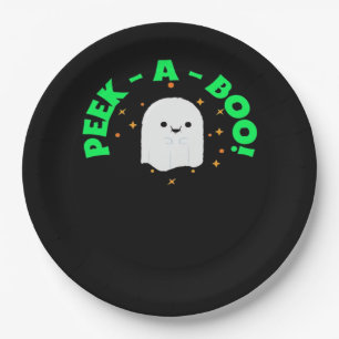 Halloween - Peekabo Paper Plate