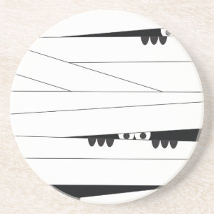 Halloween Peeking Mummy Coaster