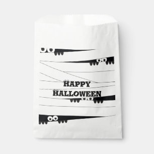Halloween Peeking Mummy Favour Bag