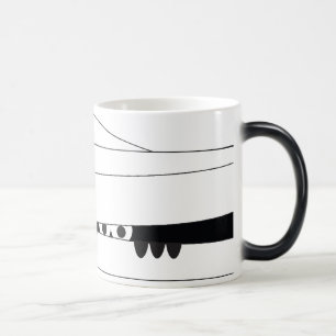 Halloween Peeking Mummy Magic Mug