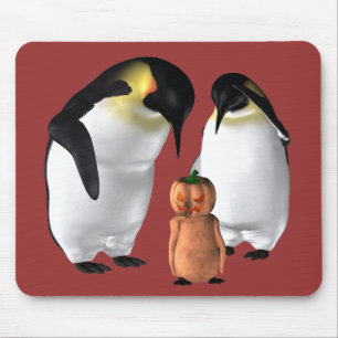 Halloween Penguin Mouse Pad