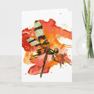 Halloween Pennant Dragonfly Card