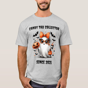 Halloween Personalised "Candy Tax Collector" funny T-Shirt