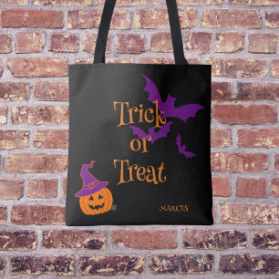 Halloween Personalised Candy Tote Bag