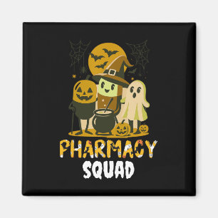 Halloween Pharmacy Squad Pills Costume Pharmacist Magnet