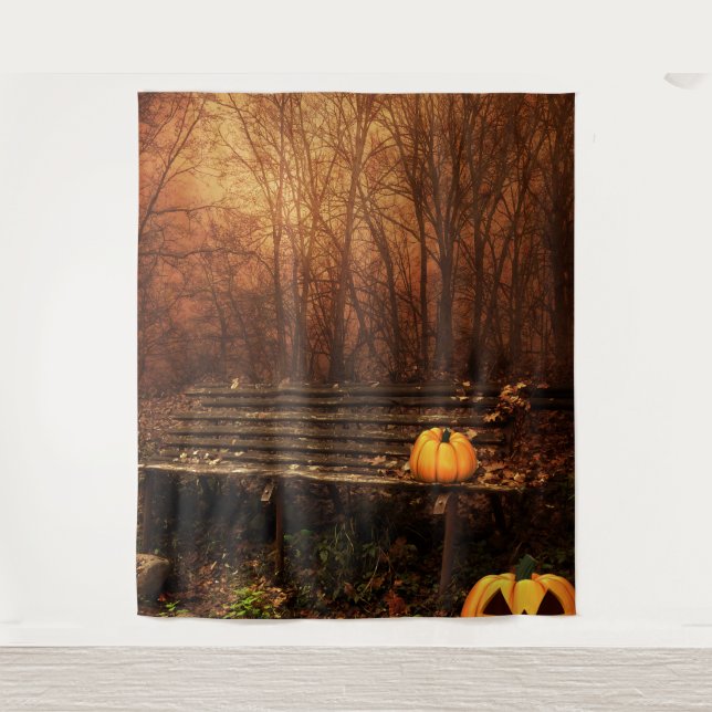 Halloween Photo Background Tapestry (Front)