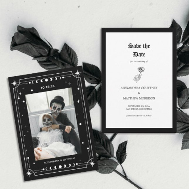 Halloween Photo Wedding  Save The Date (Creator Uploaded)