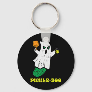 Halloween Pickleball Pickle Boo Ghost Costume Men  Key Ring
