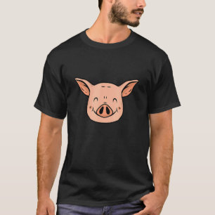 Halloween Pig Face u2013 Spooky Season Fanatic Hol T-Shirt