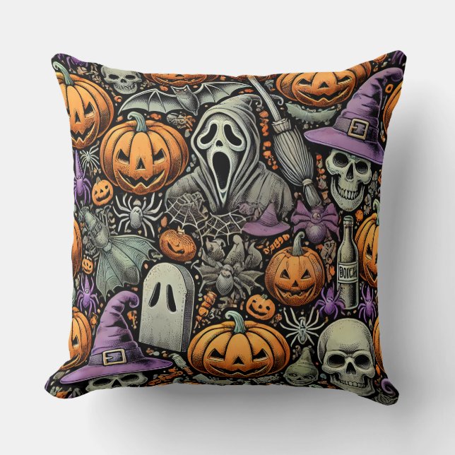 Halloween pillow cushion (Front)