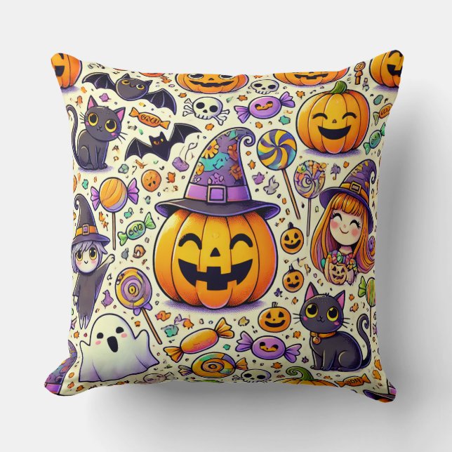 Halloween pillow cushion (Front)