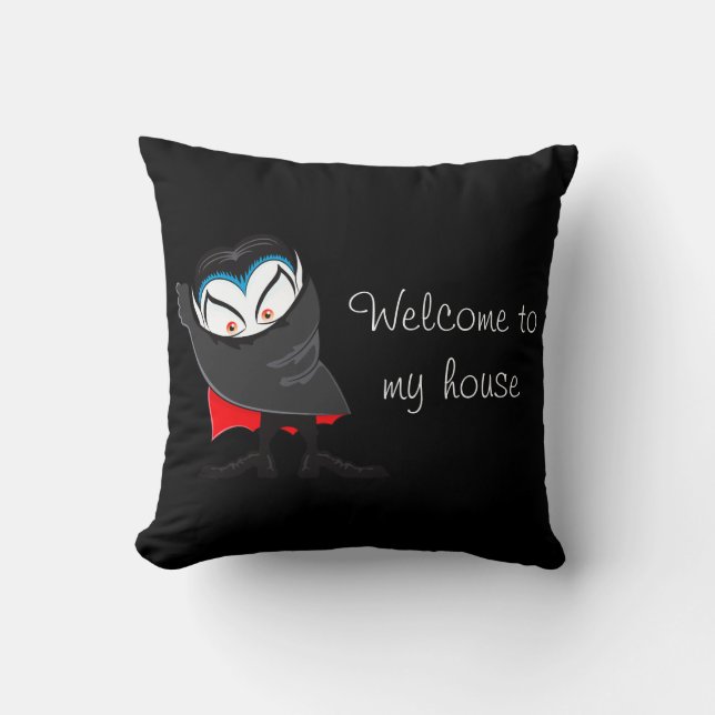 Halloween Pillow-Dracula Cushion (Front)